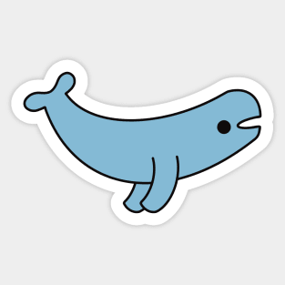 Cute Kawaii Beluga Whale Sticker